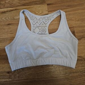 Zyia white Bomber Bra Size Large
